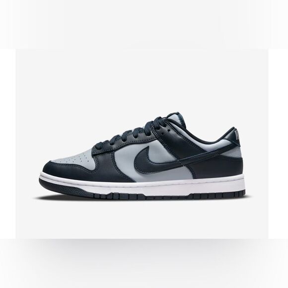 🔥 Nike Dunk Low GS 👟 Dark Blue & Light Gray 🏀 Size 6Y / Women’s 8 NIB ✨ - Picture 6 of 11